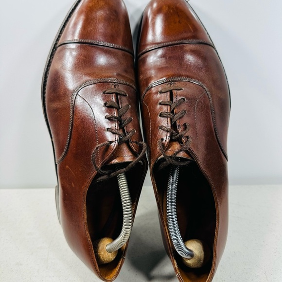 Paul Stuart Oxford Shoes Men Size 9  Brown Leather Lace-Up Low Top main image 5